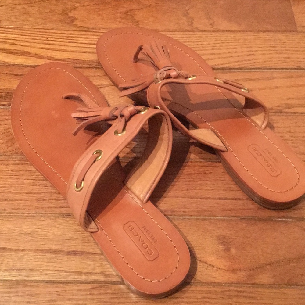 Coach flip flops